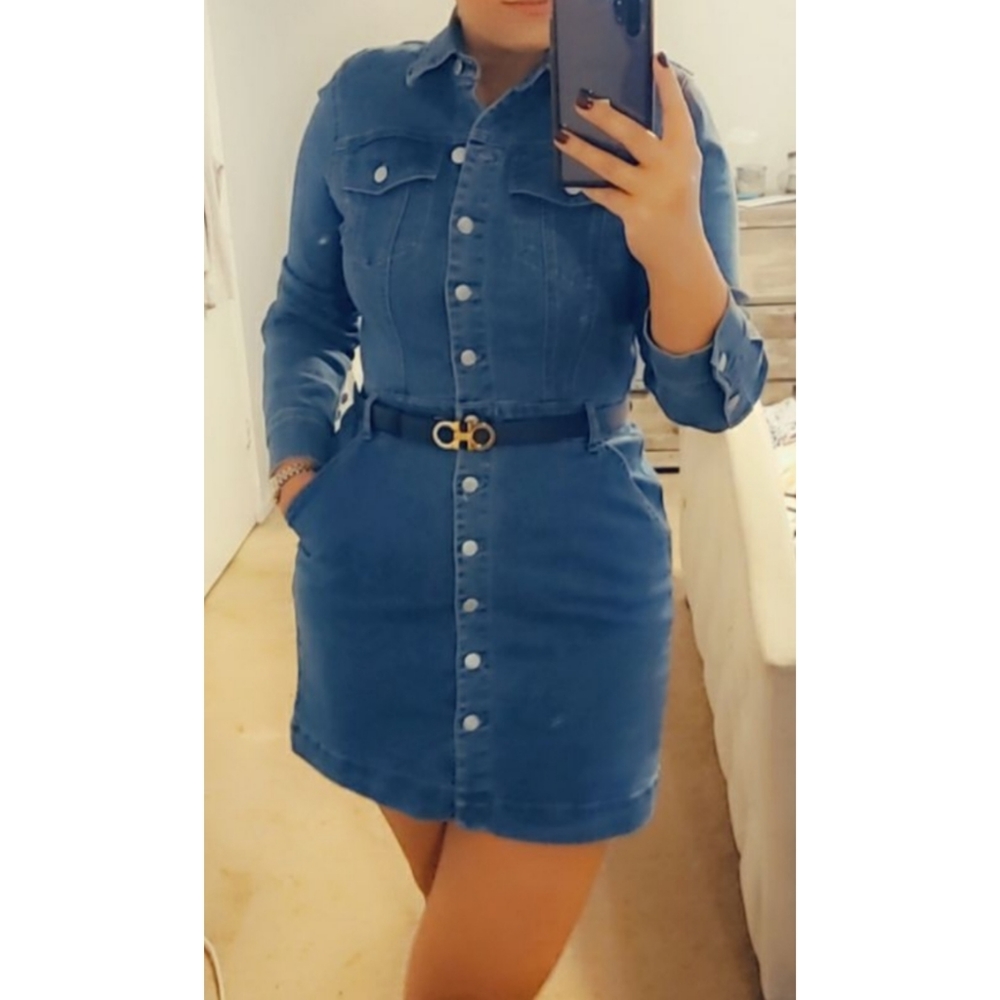 Jeen long sleeves mini dress - Picture 2 of 12